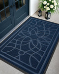 Front Door Mat Outside Entrance - Heavy Duty Non Slip Low Profile
