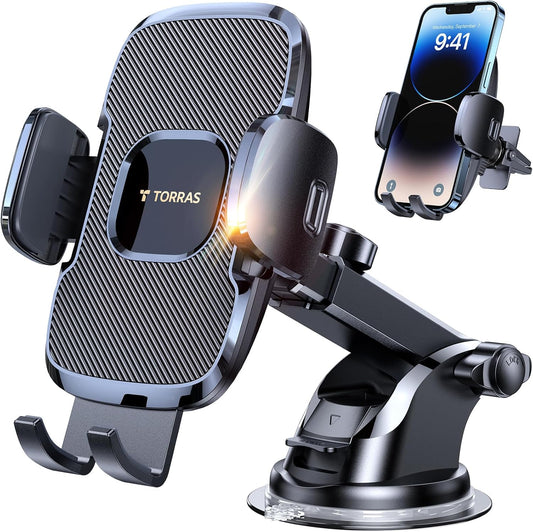 TORRAS Ultra-Durable Car Phone Holder - Secure Any Device!