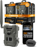 SPYPOINT Flex-M Cellular Trail Camera Pack of 4 - Cellular Game Camera