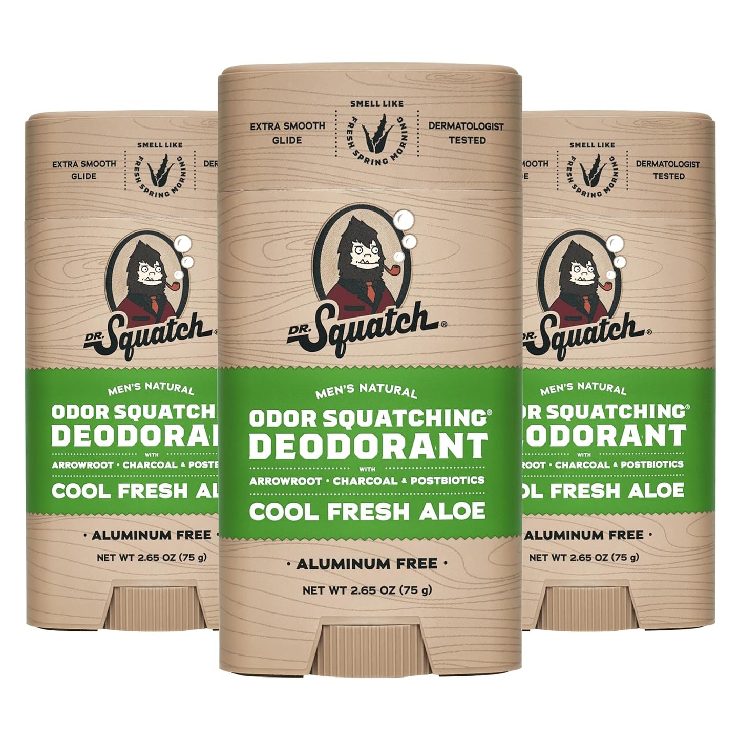 Dr. Squatch Natural Deodorant for Men - Odor-Squatching Formula
