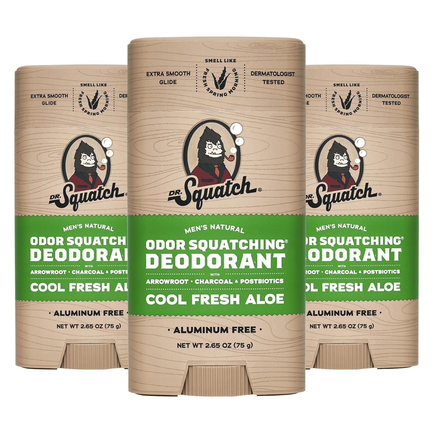 Dr. Squatch Natural Deodorant for Men - Odor-Squatching Formula