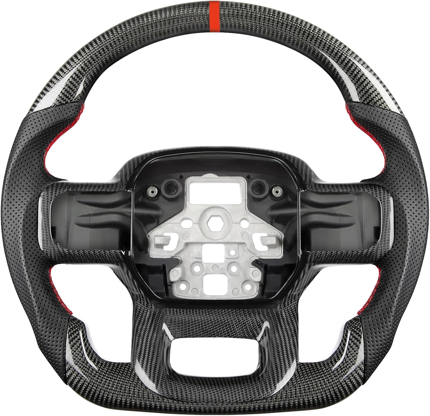 Carbon Fiber Steering Wheel for F-150 2021-2024 Models Upgrade