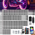 Bright Motorcycle LED Underglow Kit with Brake & Turn Signal