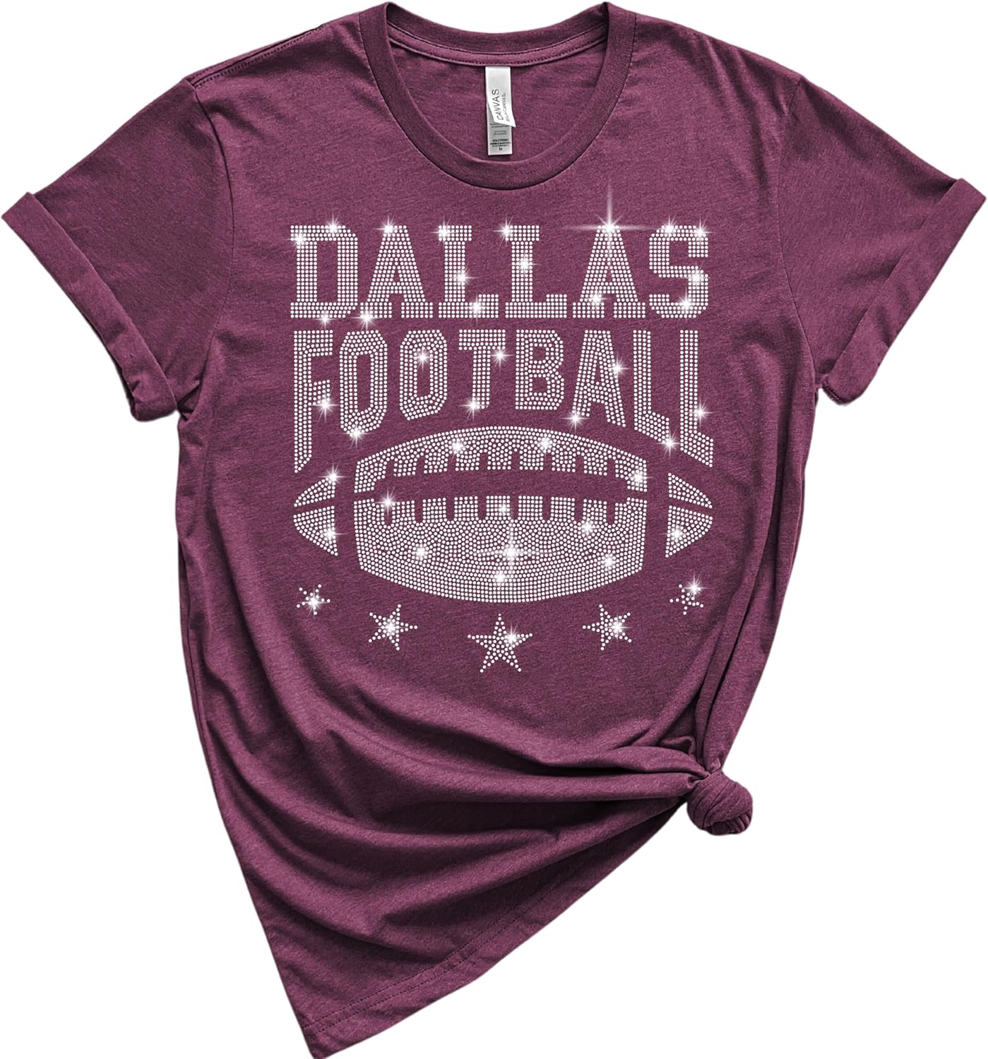 Retro Style Dallas Texas Rhinestone Fan T-Shirts for Everyone