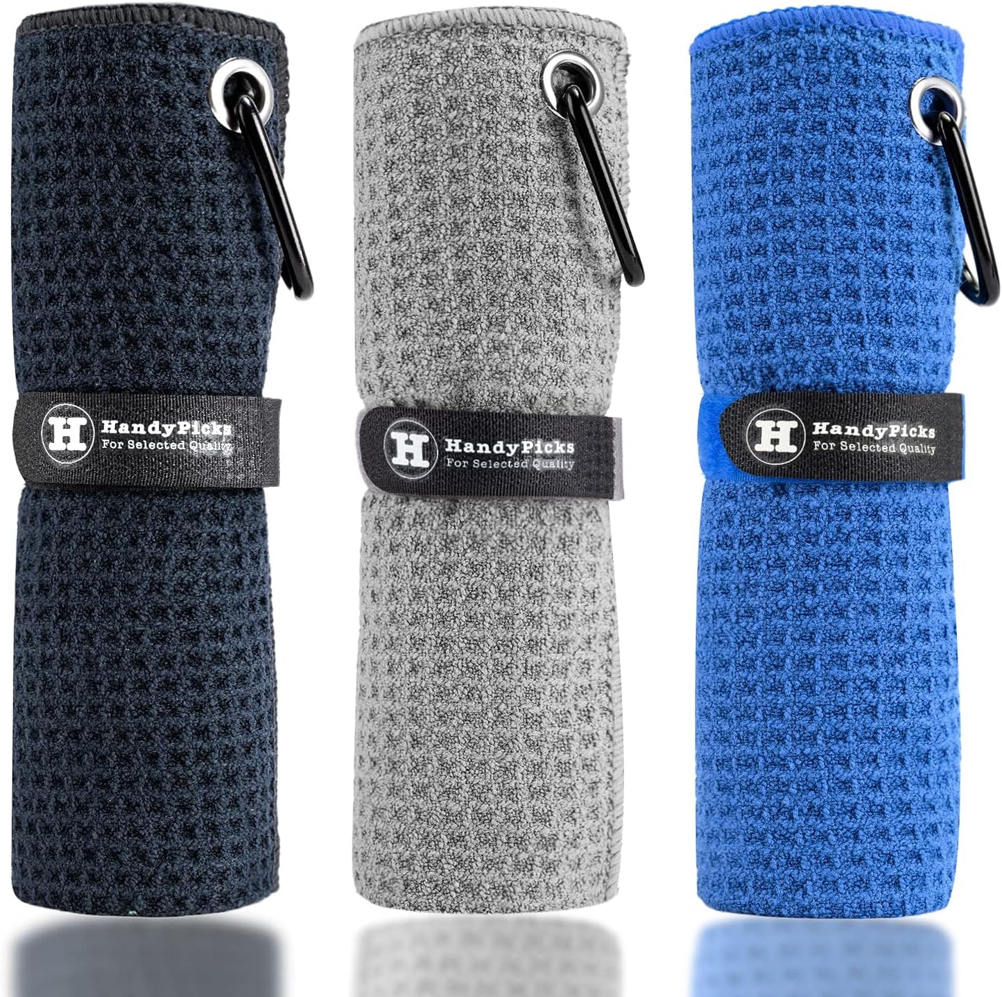 Microfiber Golf Towel with Clip - Convenient Cleaning