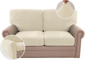 Multi-Pieces Sofa Covers Stretch Couch Covers - Form Fitted Natural