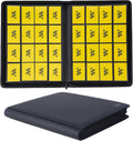 1000+ Pockets Card Binder Black - Ringless 16-Pocket Side Loading