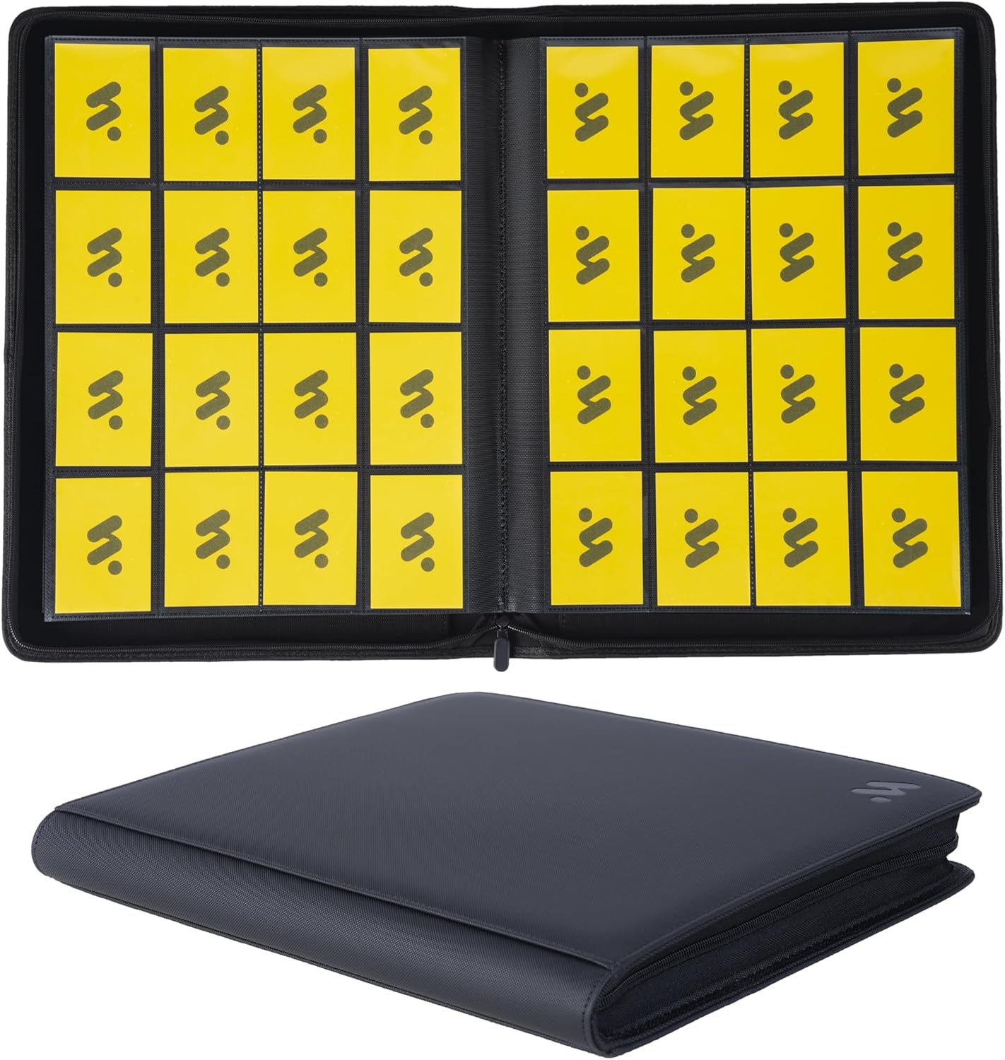 Premium 1000+ Pockets Card Binder for Trading Cards - Black
