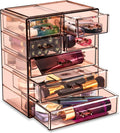 Acrylic Clear Makeup Organizer - Big Spacious Cosmetic Display Case