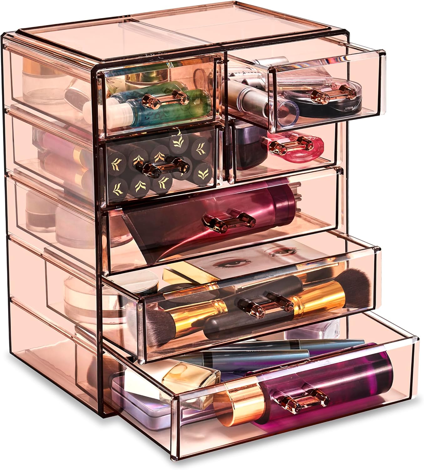 Sorbus Acrylic Clear Makeup Organizer for Stylish Storage