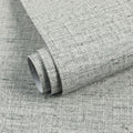 Gray Grasscloth Wallpaper Peel and Stick for Home Decor