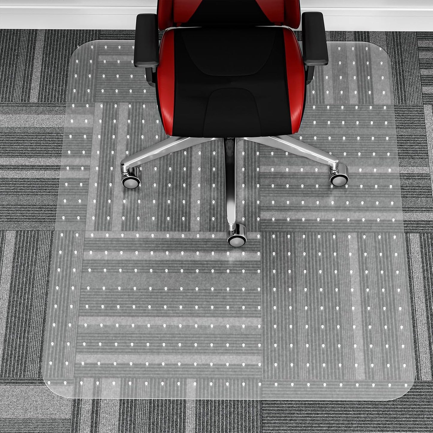 WASJOYE 36 x 48 Office Chair Mat for Carpet with Non-Slip Rivets