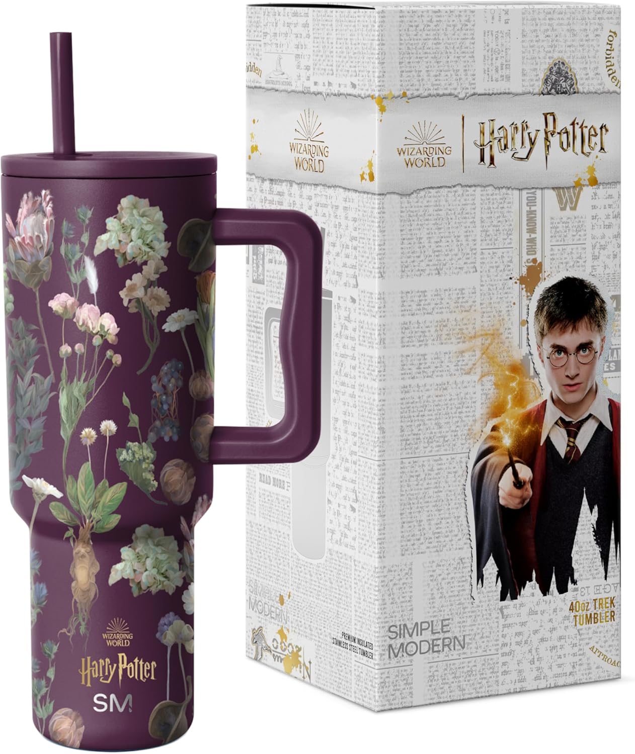 Harry Potter 40 oz Tumbler with Handle and Straw Lid Review