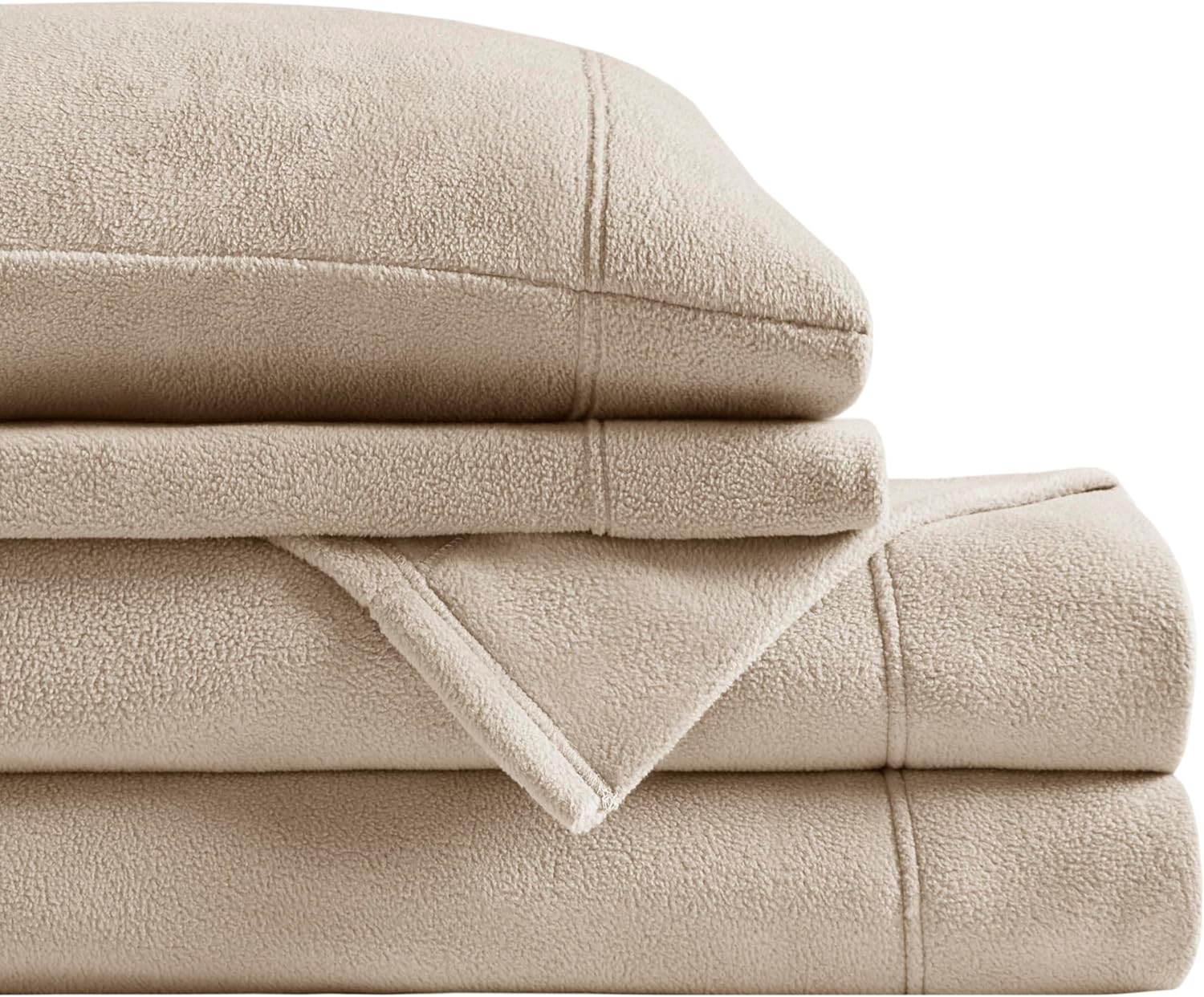 Cozy Micro Fleece Bed Sheet Set for Cold Season Comfort