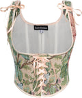 Scarlet Darkness Women Renaissance Underbust Corset Top - Floral Lace
