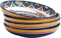 Bico Havana Pasta Bowls Set of 4, 35oz Salad Bowls - Versatile
