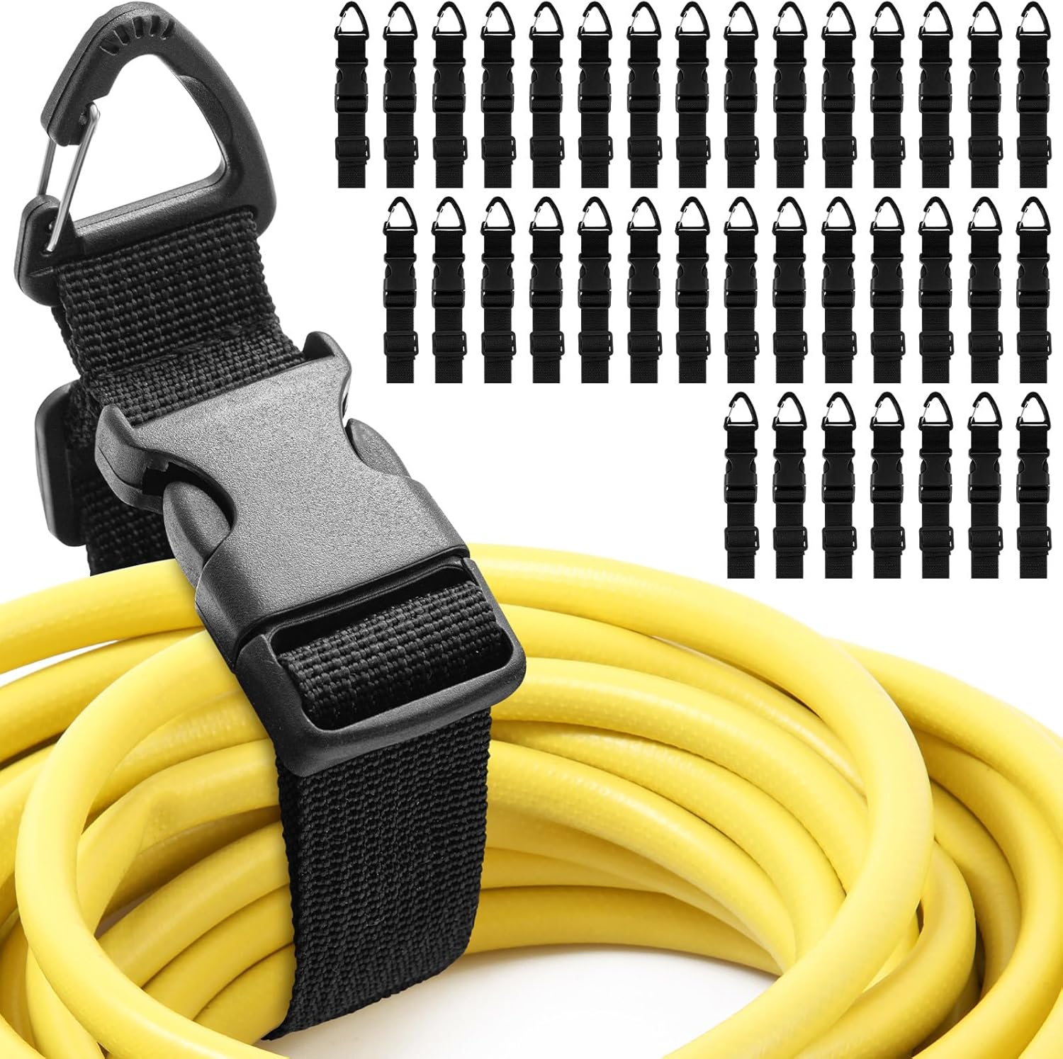 36 Pack 17 Inch Adjustable Extension Cord Holder Organizer