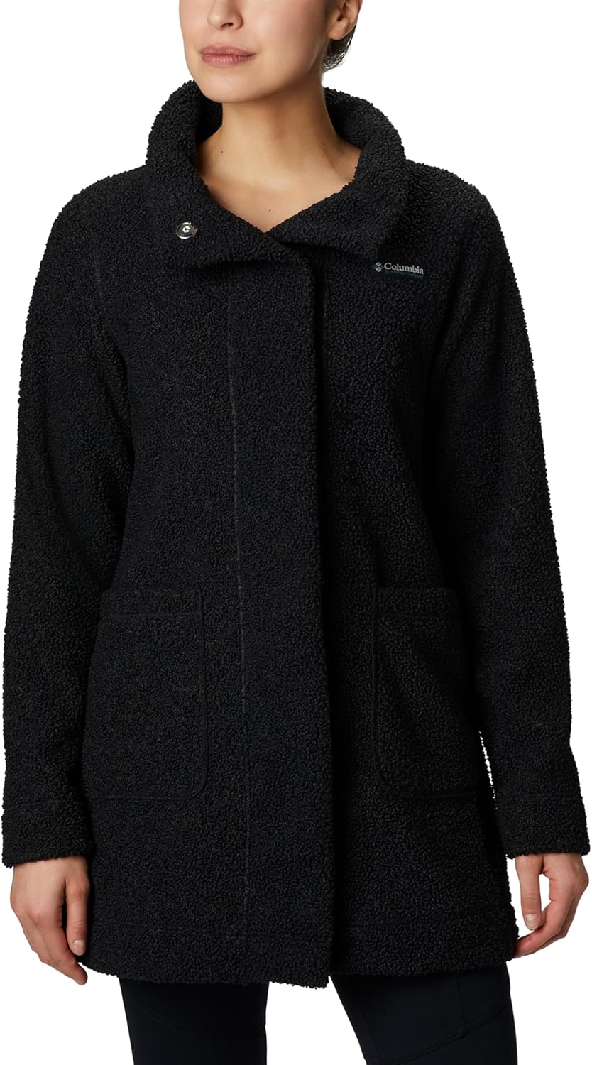 Columbia Women's Panorama Long Jacket: Cozy Sherpa Fleece Style