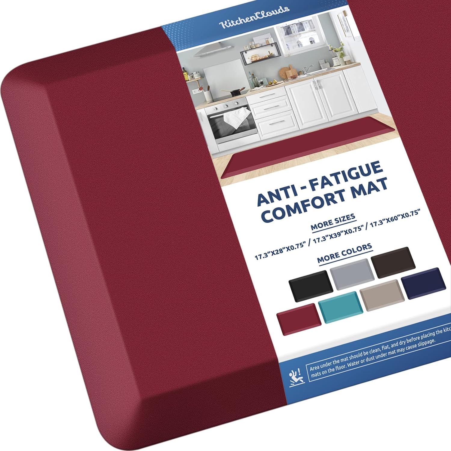 Cushioned Anti Fatigue Kitchen Mat for Comfort and Safety