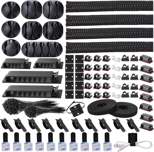 Ultimate Cable Management Kit: 311pcs DRIVUU