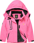 Keevoom Girl's Ski Jacket Winter Warm Thick Snow Coat - Windproof