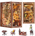 Book Nook Kit DIY Miniature Bookend - Painter's Day at Dusk