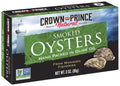 Natural Smoked Oysters in Pure Olive Oil - Case of 18 (54 oz)