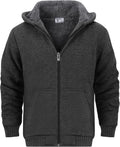Kids Sherpa Lined Hoodie Jacket - Warm Fleece Zip Up for Boys Girls