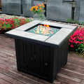 30 in Propane Fire Pit with Ceramic Tabletop - 50,000 BTU Outdoor