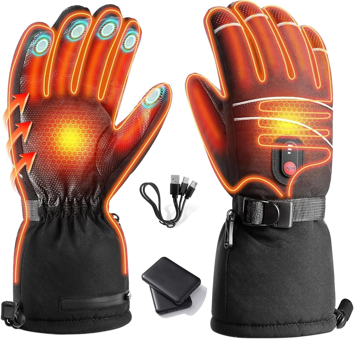 Rechargeable Heated Gloves for Men Women - Ultimate Winter Warmth