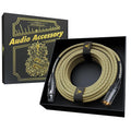 Gold Series Star Quad XLR Cables 25ft - Zero Noise Mic Cable