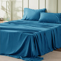 Bedsure Queen Sheet Set - 4-Piece Cooling Microfiber Sheets