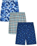 Sleep On It Boys Pajama Shorts 3 Pack - Soft Breathable Sleepwear