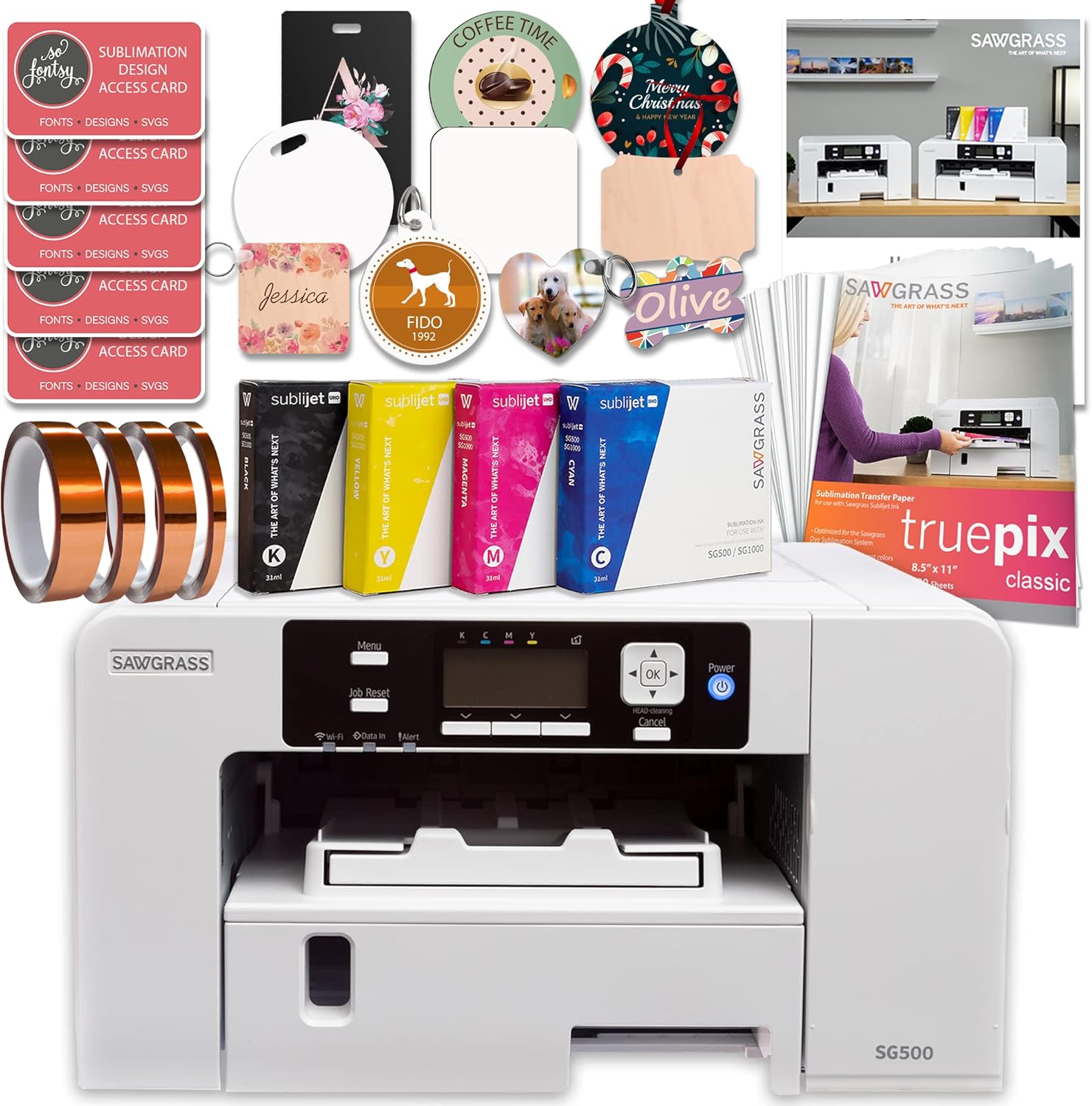 Sawgrass SG500 Starter Bundle: Vibrant Sublimation Printing