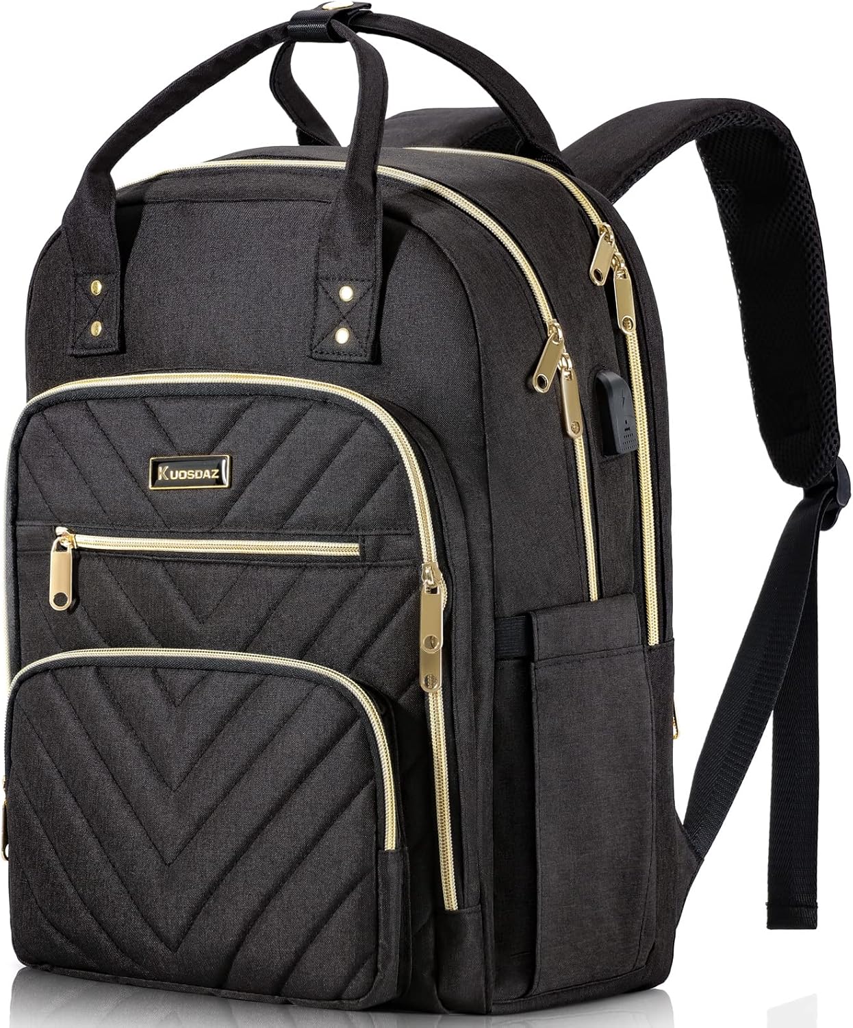 Stylish Laptop Backpack for Women and Men with USB Port