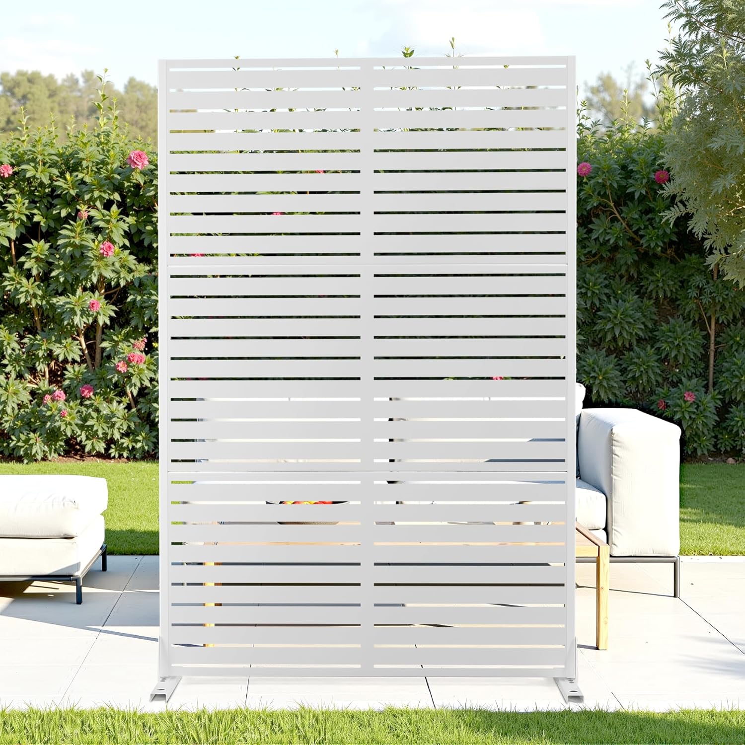 Metal Outdoor Privacy Screen for Deck Patio Balcony 72ftH 47ftW