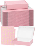 Shipping Boxes 9x6x2 in Set of 45 - Cute Pink Corrugated Mailers