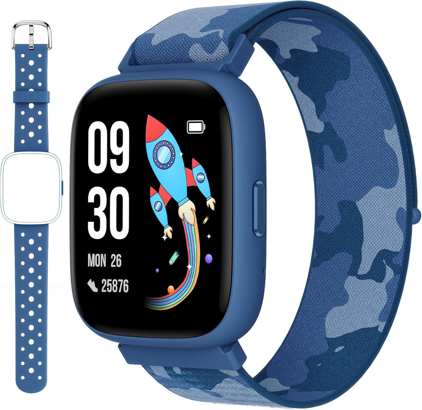 BIGGERFIVE Smart Watch for Kids with Fitness Tracker Features