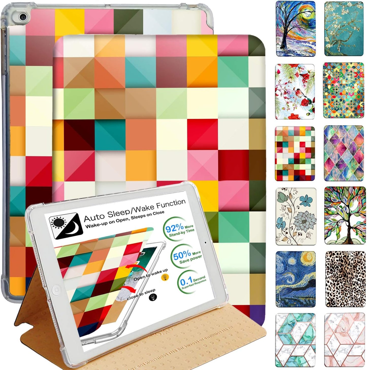 DuraSafe iPad Mini Folio Case - Stylish Protection for 7.9 in