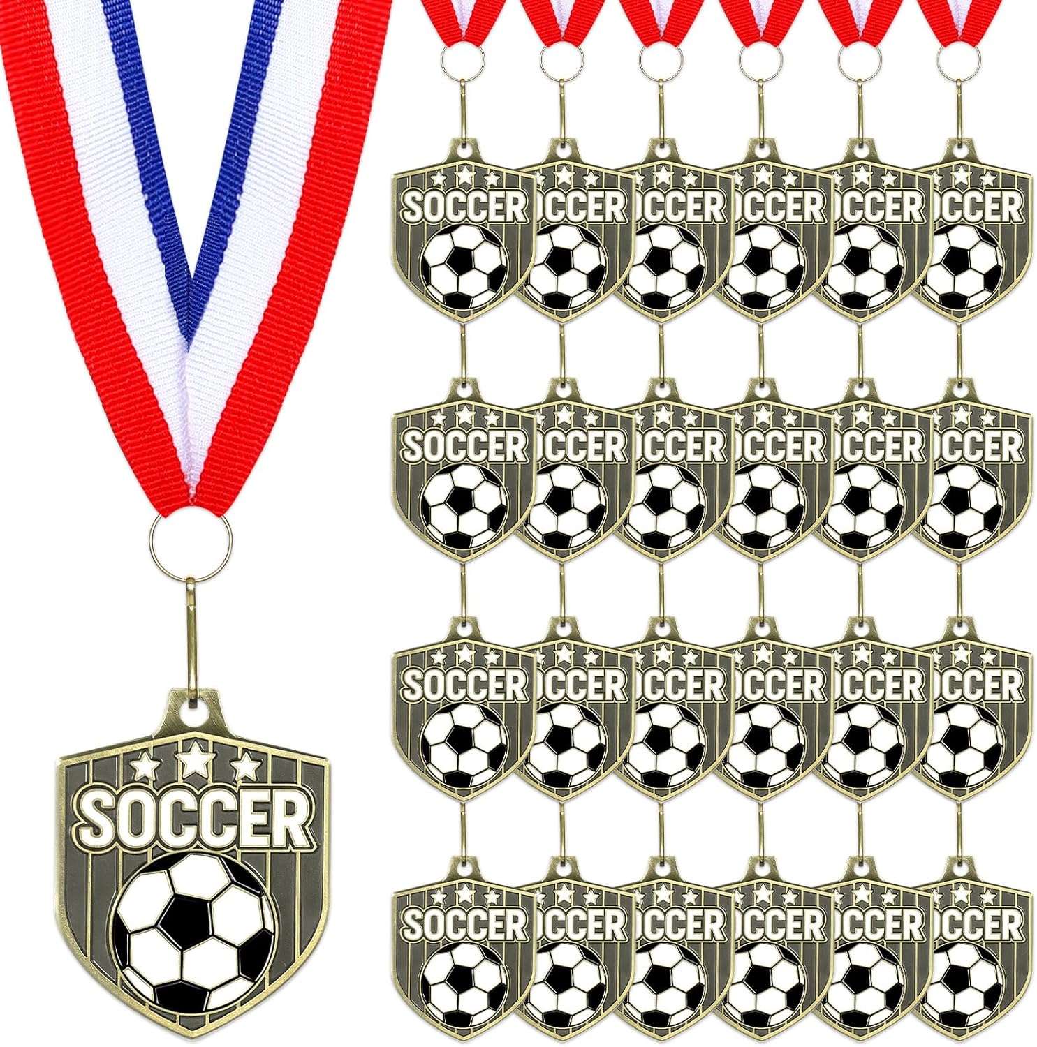 Tondiamo 24/48 Pcs Award Medals for Sports Events and Tournaments