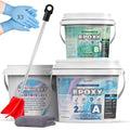 3 Gallon Clear Epoxy Resin Coating Kit for Floors - Durable High Gloss
