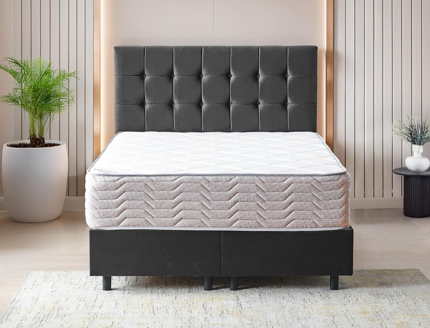 Ottomanson Full Hybrid Mattress with Rock Salt Infused Cover