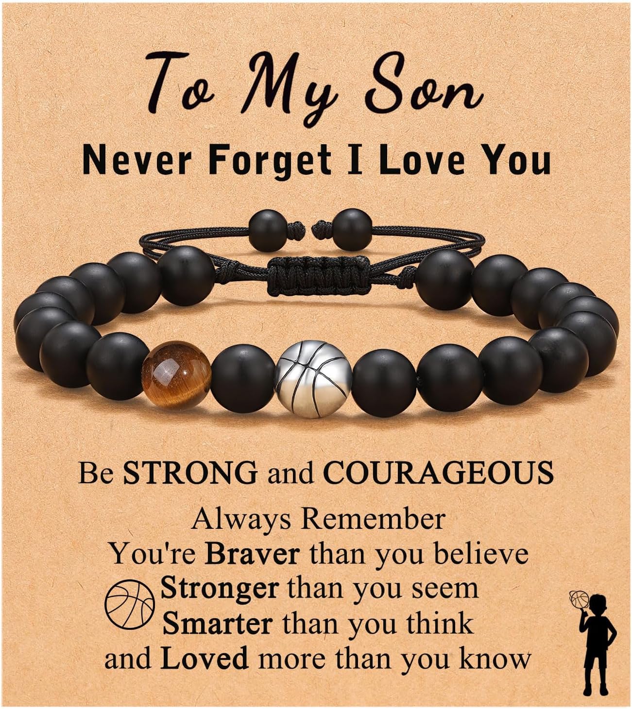 Sports Bracelet Gift Set for Teen Boys