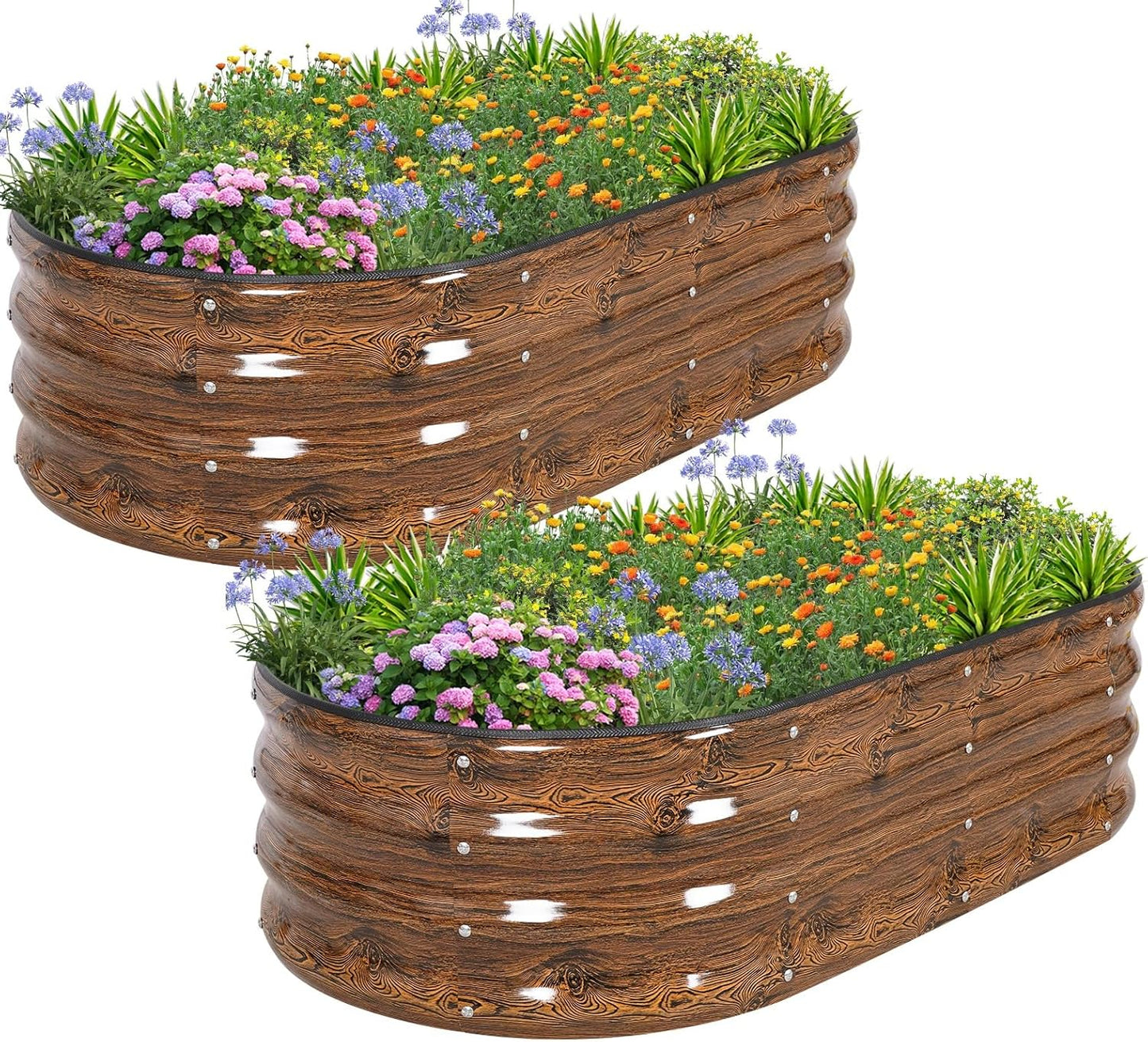1MORE Galvanized Raised Garden Bed for Outdoor Gardening Needs