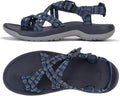 Womens Walking Sandals with Arch Support - Stylish Comfy Sport