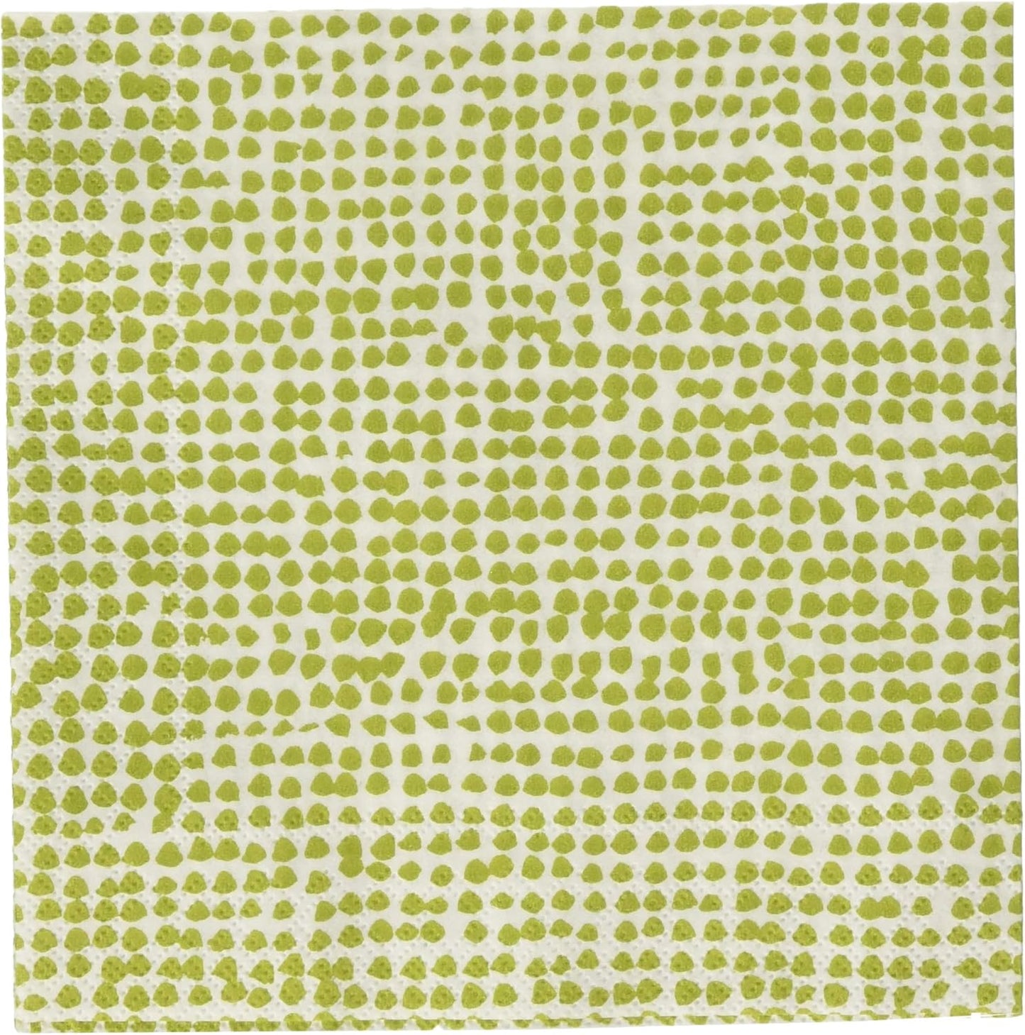 IHR Marimekko Cocktail Napkins 3-Ply 20-Count Pack, Orkanen White/Green - Stylish & Convenient!