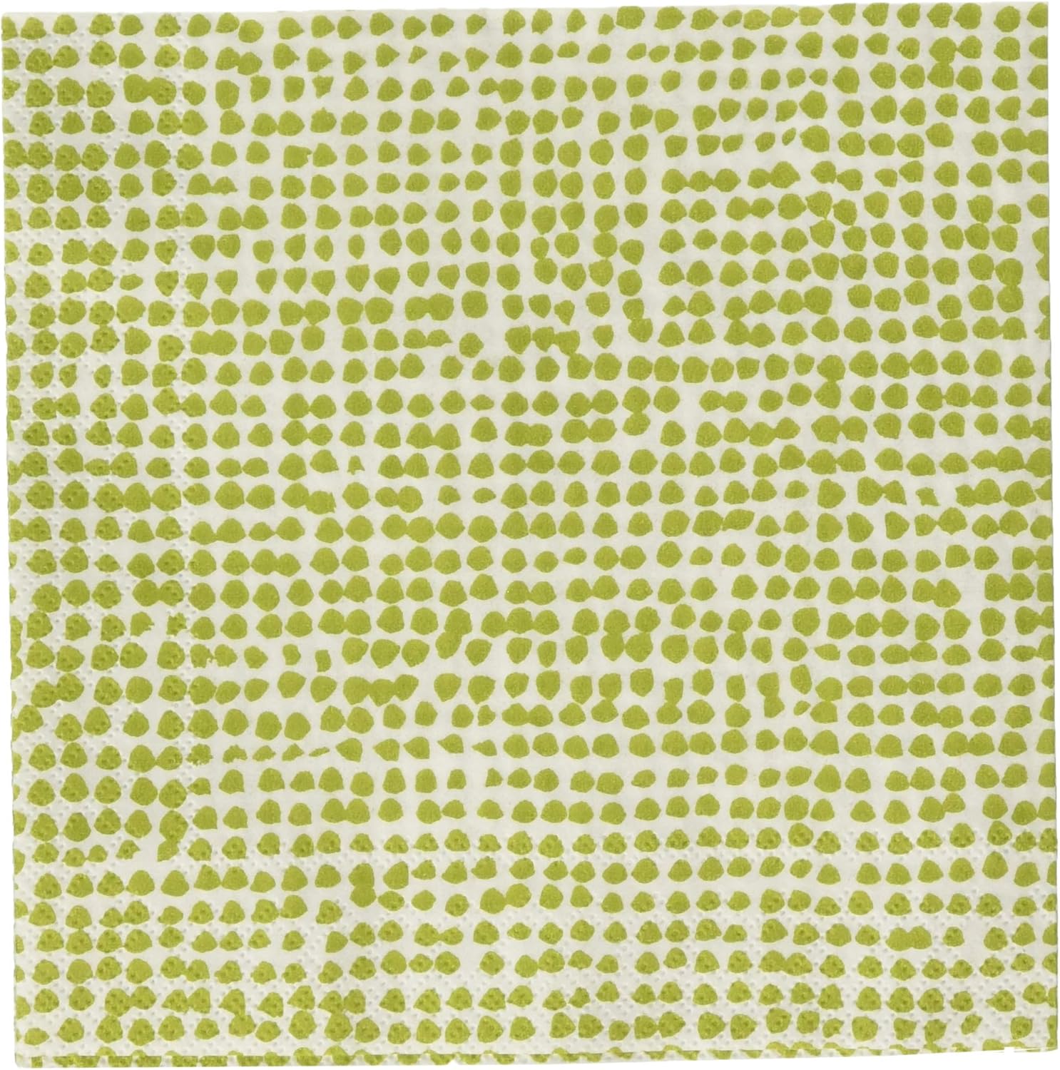 IHR Marimekko Cocktail Napkins 3-Ply 20-Count Pack, Orkanen White/Green - Stylish & Convenient!
