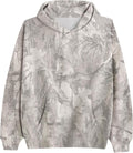 Camo Hoodie For Women Oversized Fleece-Lined Drop Shoulder