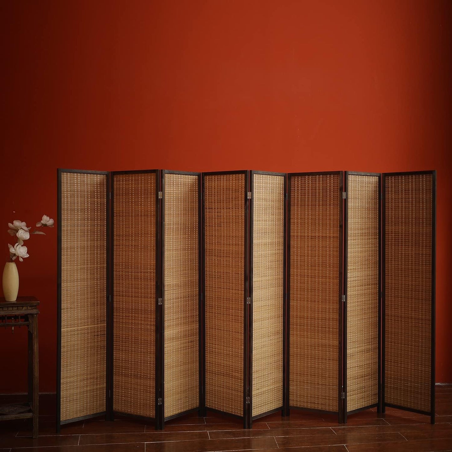 8 Panel Room Divider for Elegant Space Separation and Decor