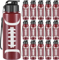 Football Water Bottle 16 Pcs 20 oz Reusable Cups - Team Gift